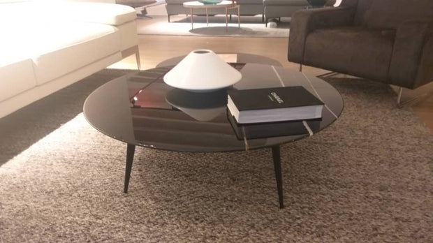 MESA DE CENTRO MADISON- Walnut/Marmol Sahara