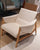 SILLA ISA - Crema / Base Walnut