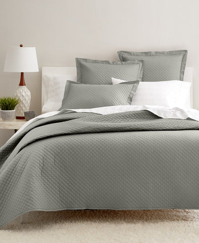 CHARTER CLUB COVERLET - Gris Claro