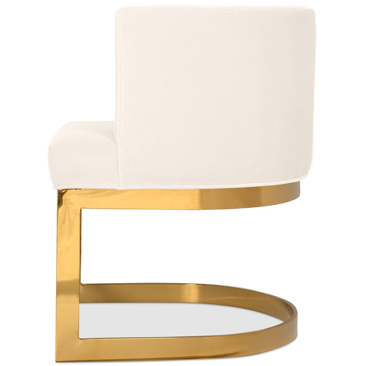 SILLA DE COMEDOR IBIZA - Blanco y Oro