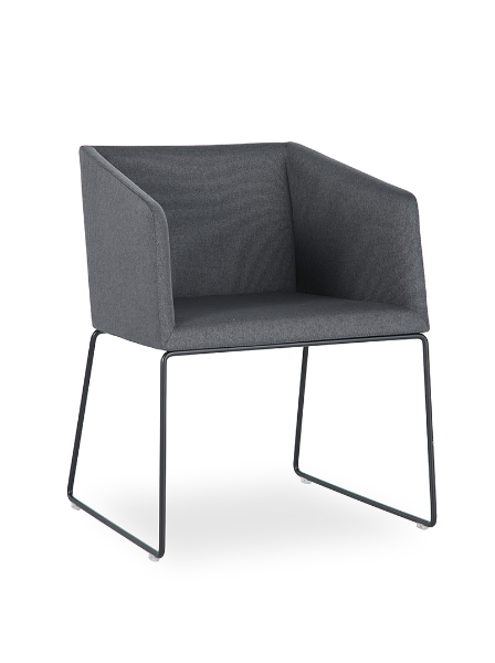 SILLA DE COMEDOR MANHATTAN - Gris oscuro