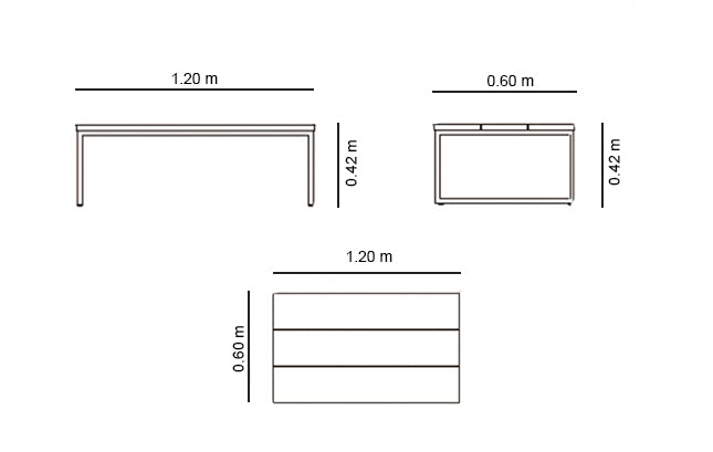 MESA DE CENTRO PARA EXTERIORES NAUTIC