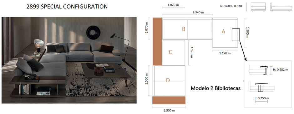 SOFÁ MODULAR MULTIFORM
