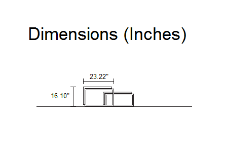 MESA LATERAL TWO TABLE