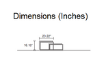 MESA LATERAL TWO TABLE