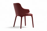 SILLA DE COMEDOR WANDA - Cuero rojo